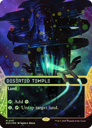 Deserted Temple (Borderless Galaxy Foil) #0101 L R [EOE] [EOS]