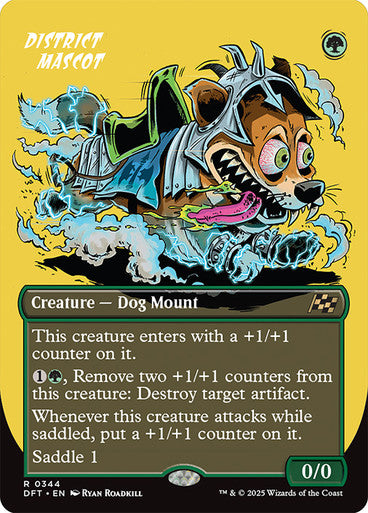 District Mascot (Borderless) #0344 G R [DFT]