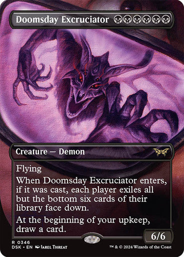 Doomsday Excruciator (Borderless) #0346 Bk R [DSK]