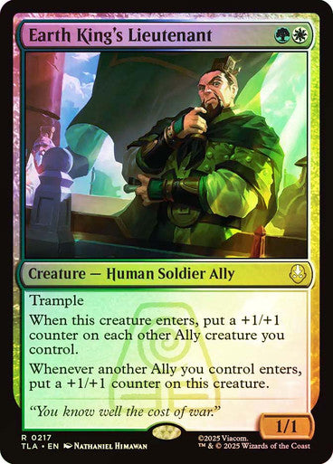 Earth King's Lieutenant (Foil) #0217 M R [TLA]