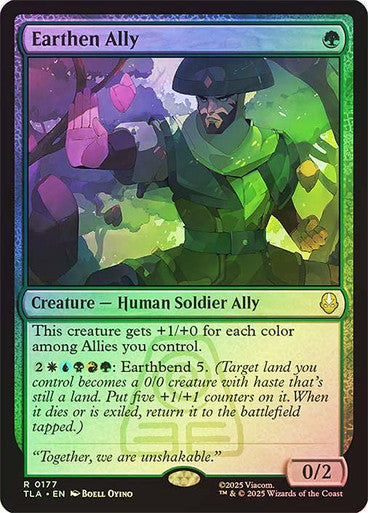 Earthen Ally (Foil) #0177 G R [TLA]