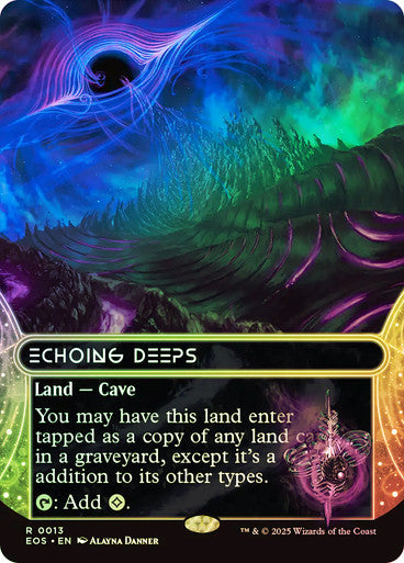 Echoing Deeps (Borderless Foil) #0013 L R [EOE] [EOS]