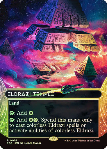 Eldrazi Temple (Borderless Foil) #0014 L R [EOE] [EOS]