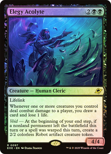 Elegy Acolyte (Foil) #0097 Bk R [EOE]