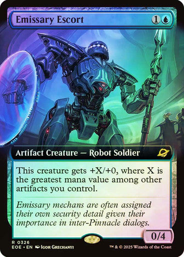 Emissary Escort (Extended Art Foil) #0326 Bu R [EOE]