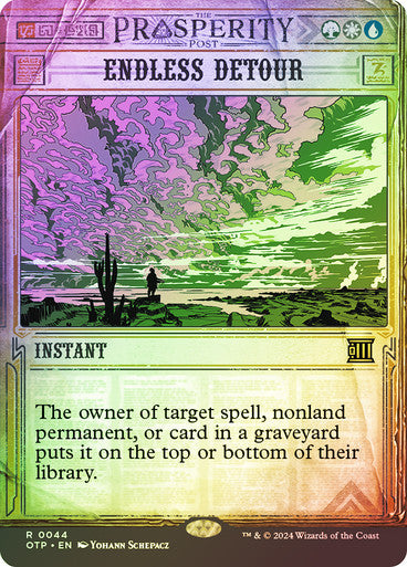 Endless Detour (Showcase Foiled) M R #0044 [OTJ] [OTP]