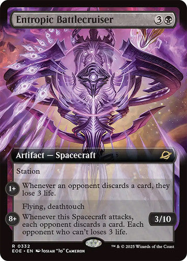 Entropic Battlecruiser (Extended Art) #0332 Bk R [EOE]