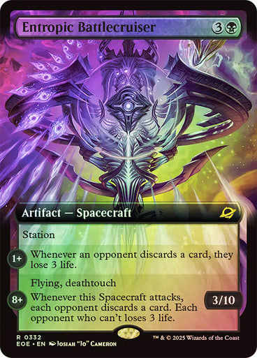 Entropic Battlecruiser (Extended Art Foil) #0332 Bk R [EOE]