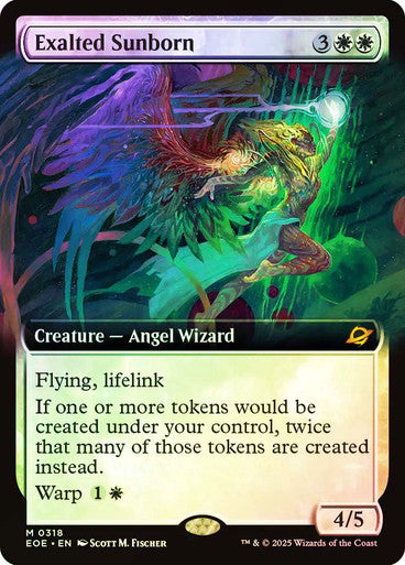 Exalted Sunborn (Extended Art Foil) #0318 W M [EOE]