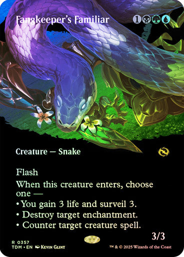 Fangkeeper's Familiar (Bordless Foil) #0357 M R [TDM]