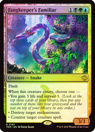 Fangkeeper's Familiar (Foil) #0183 M R [TDM]