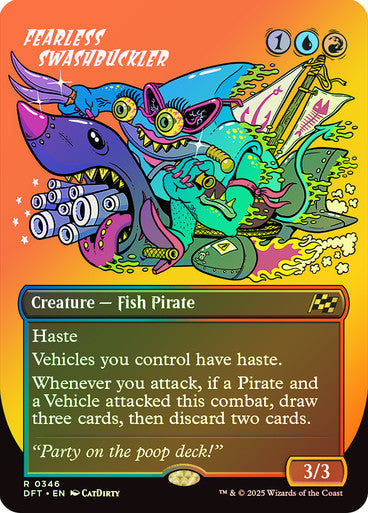 Fearless Swashbuckler (Bordless Foil) #0346 M R [DFT]