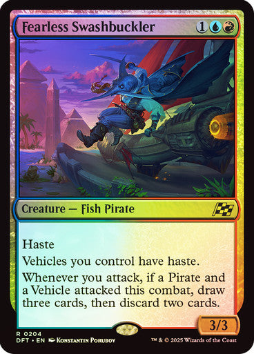 Fearless Swashbuckler (Foil) #0204 M R [DFT]