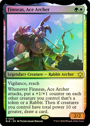 Finneas, Ace Archer (Foil) #0212 M R [BLB]