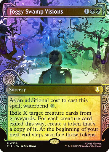 Foggy Swamp Visions (Showcase Foil) #0339 Bk R [TLA]