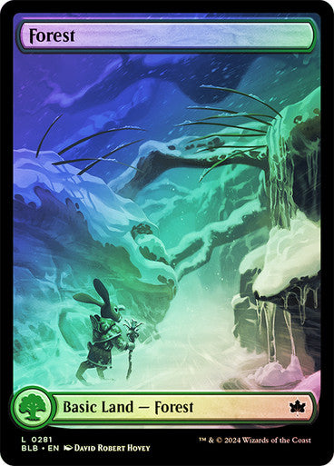 Forest (Winter) (Full Art Foil) #0281 L C [BLB]