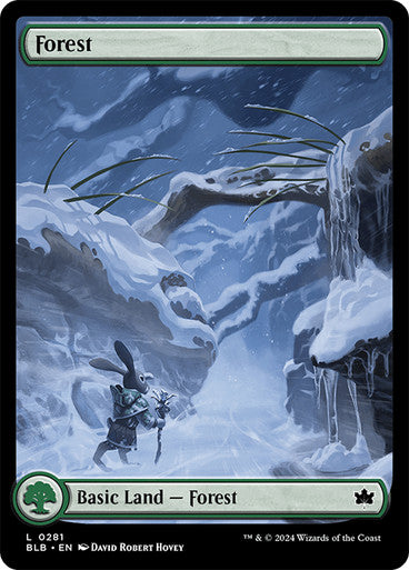 Forest (Winter) (Full Art) #0281 L C [BLB]