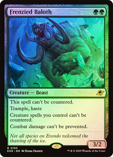 Frenzied Baloth (Foil) #0183 G R [EOE]