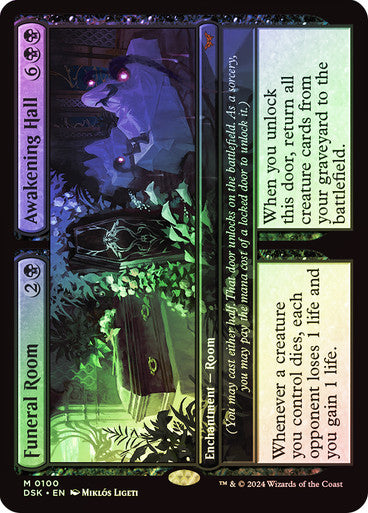 Funeral Room // Awakening Hall (Foil) #0100 Bk M [DSK]