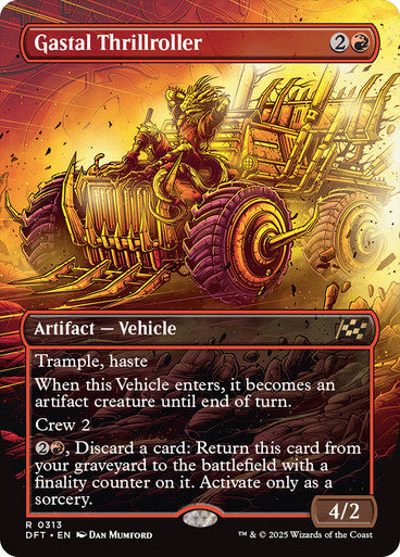 Gastal Thrillroller (Borderless) #0313 R R [DFT]