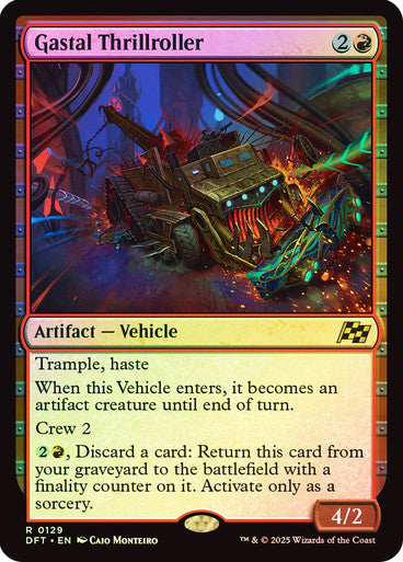 Gastal Thrillroller (Foil) #0129 R R [DFT]