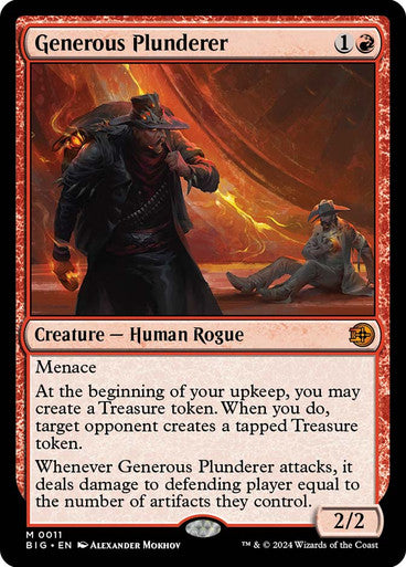 Generous Plunderer #0011 R M [OTJ] [BIG]