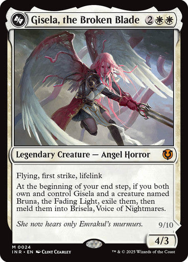 Gisela, the Broken Blade // Brisela, Voice of Nightmares (Top) #0024 W M [INR]