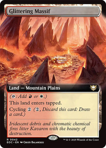 Glittering Massif (Extended Art) #0042 L R [EOE] [EOC]