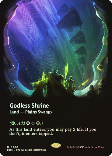 Godless Shrine (Borderless Foil) #0280 L R [EOE]