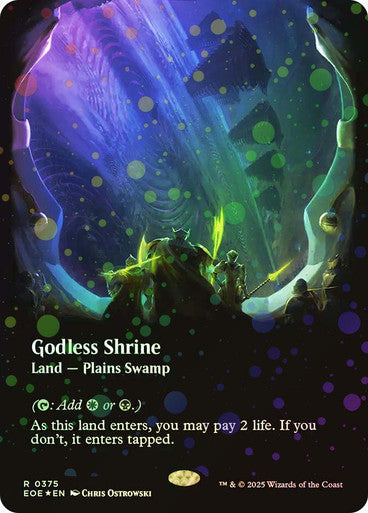 Godless Shrine (Borderless Galaxy Foil) #0375 L R [EOE]