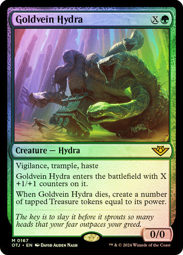 Goldvein Hydra (Foil) #0167 G M [OTJ]