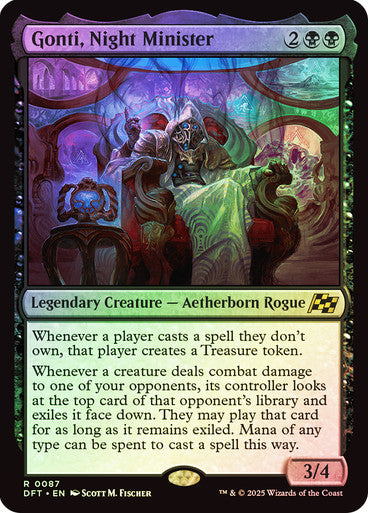 Gonti, Night Minister (Foil) #0087 Bk R [DFT]