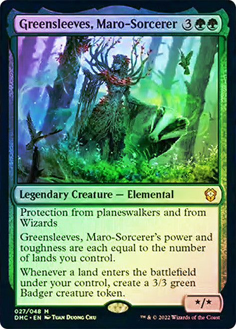 Greensleeves, Maro-Sorcerer (Foil) #027 G M [DMC]
