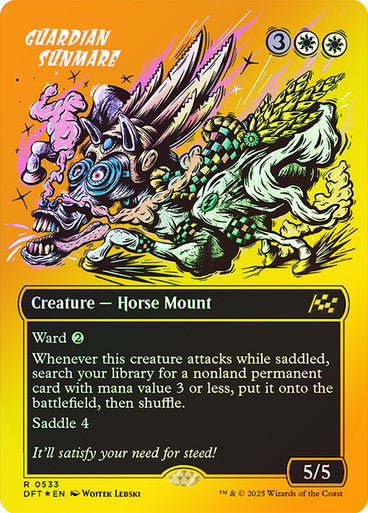 Guardian Sunmare (Borderless First-Place Foil) #0533 W R [DFT]