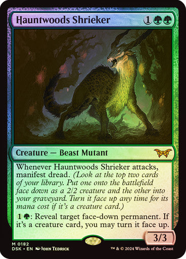 Hauntwoods Shrieker (Foil) #0182 G M [DSK]
