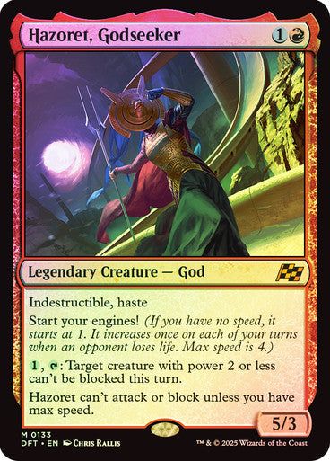 Hazoret, Godseeker (Foil) #0133 R M [DFT]