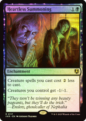 Heartless Summoning (Foil) #0117 Bk R [INR]
