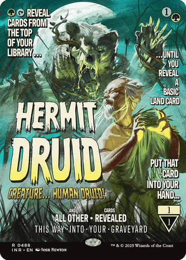 Hermit Druid (Borderless) #0488 G R [INR]
