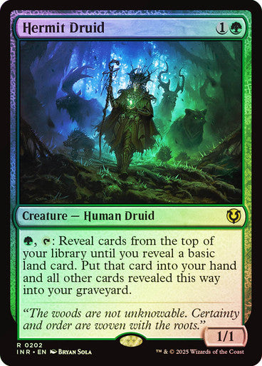 Hermit Druid (Foil) #0202 G R [INR]