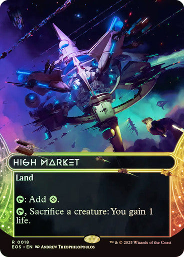 High Market (Borderless Foil) #0018 L R [EOE] [EOS]