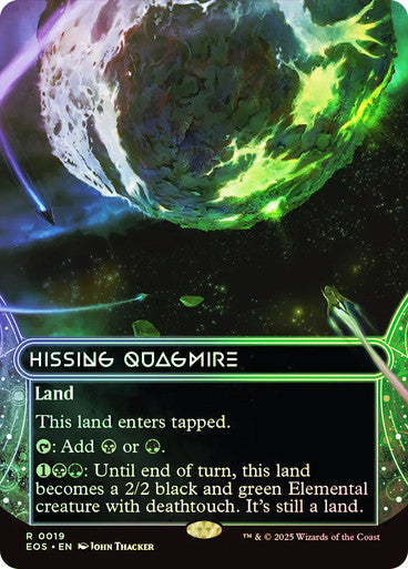 Hissing Quagmire (Borderless Foil) #0019 L R [EOE] [EOS]