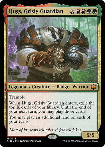 Hugs, Grisly Guardian #0218 M M [BLB]