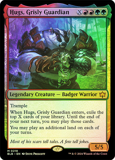 Hugs, Grisly Guardian (Foil) #0218 M M [BLB]