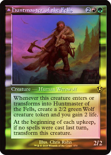 Huntmaster of the Fells // Ravager of the Fells (Showcase Foil) #0325 M R [INR]