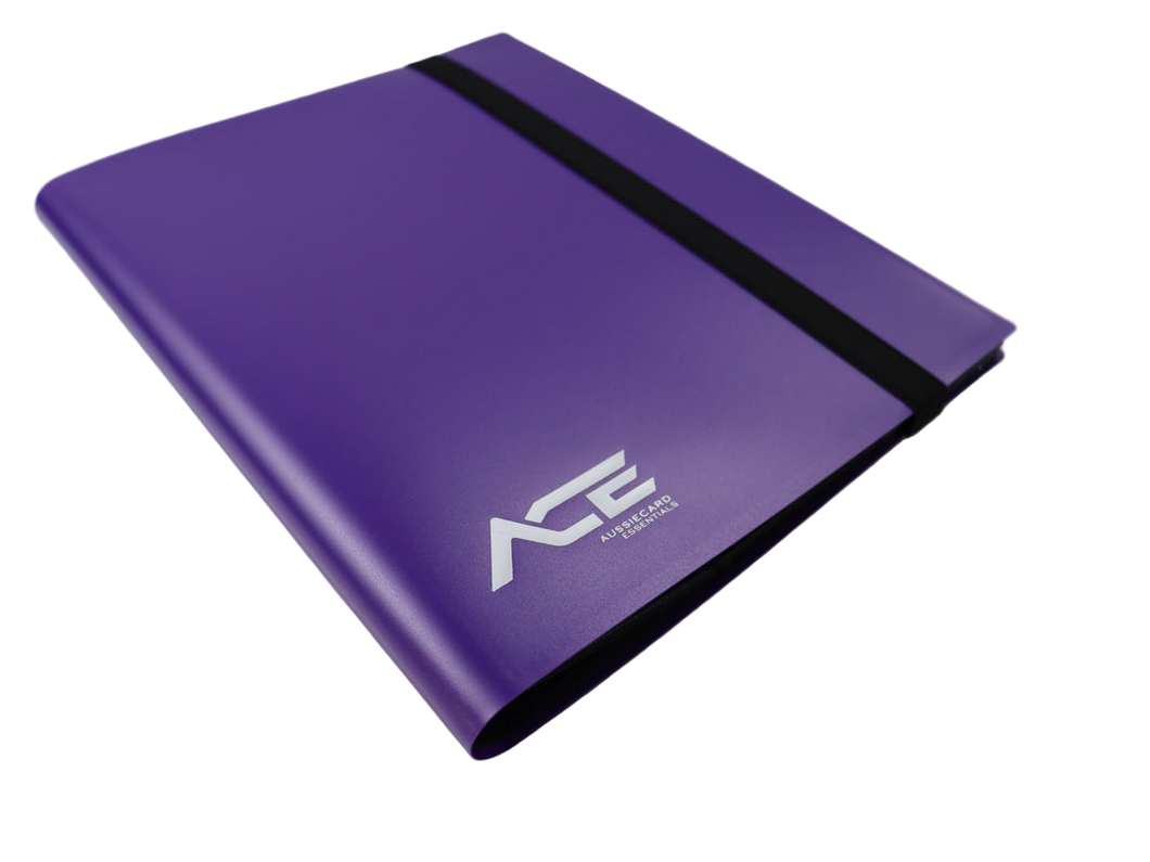 Purple 9pkt Card Binder - 360 Cards - ACE