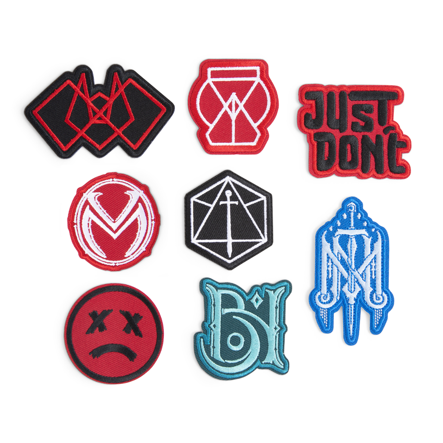 Ashton Greymoore Embroidered Patches - Bells Hells Collection - Critical Role