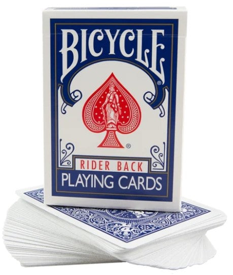 Rider Back Blue - Magicians: Stripper Deck - Playing Cards - Bicycle