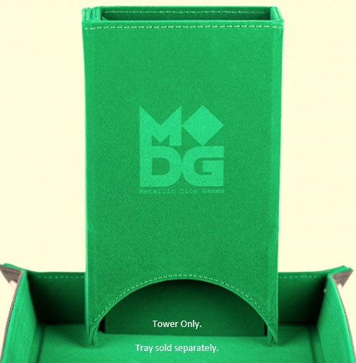 Green Velvet - Foldable Dice Tower - MDG