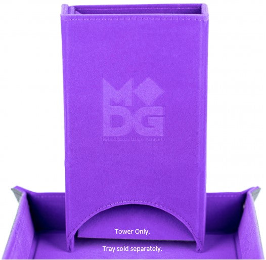 Purple Velvet - Foldable Dice Tower - MDG