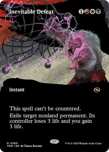Inevitable Defeat (Borderless) #0360 M R [TDM]